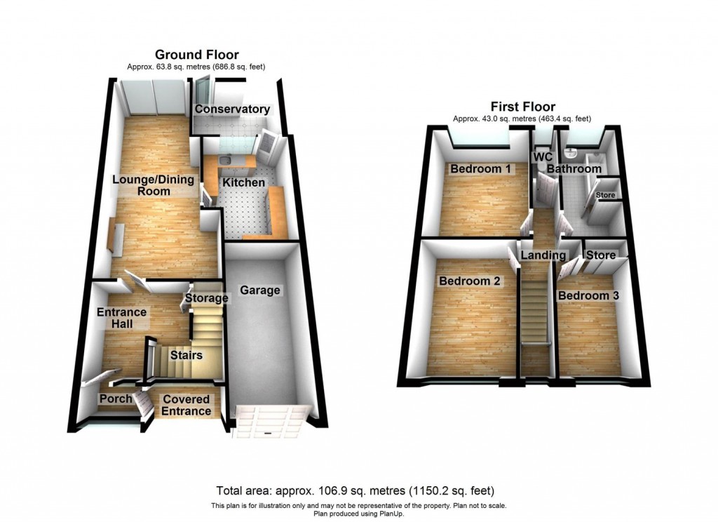 Floorplans For Carlton Mews, Castle Bromwich, Birmingham