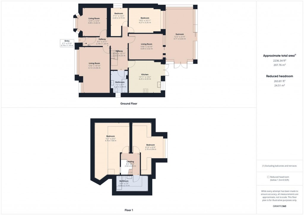 Floorplans For Stoney Lane, Yardley, Birmingham