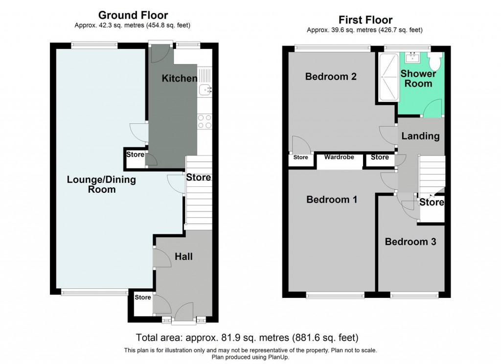 Floorplans For Morar Close, Castle Vale, Birmingham