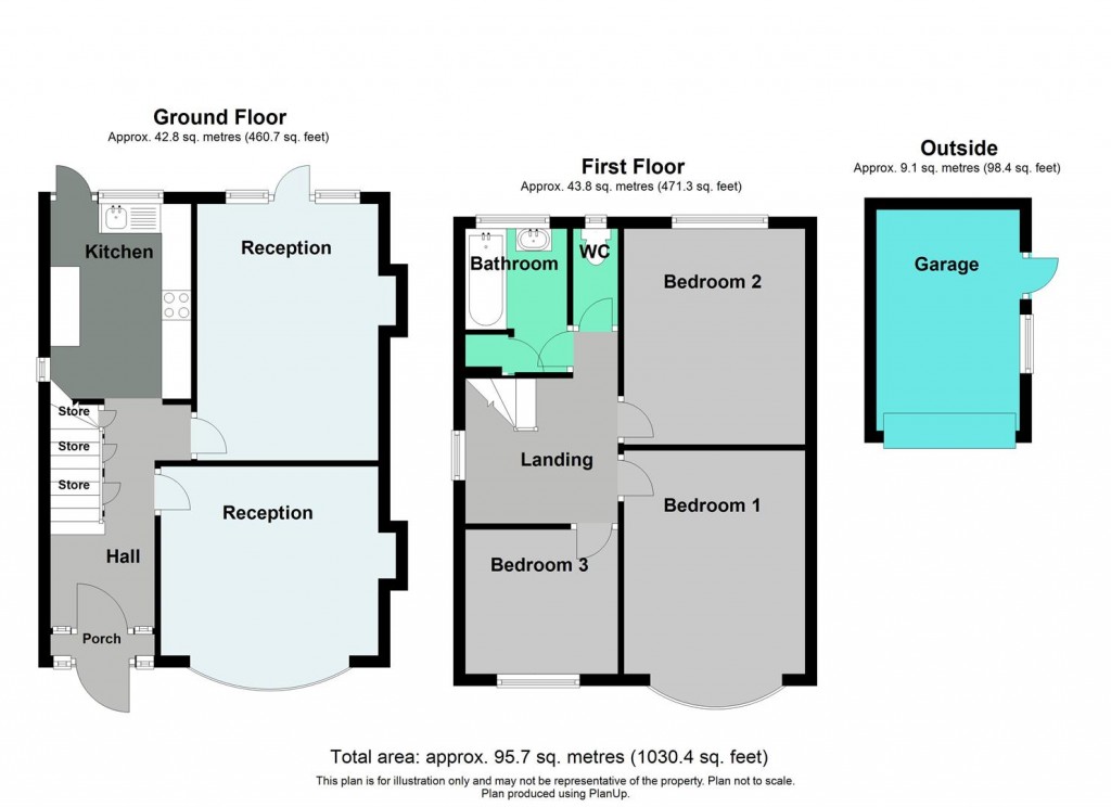 Floorplans For Marlborough Road, Castle Bromwich, Birmingham