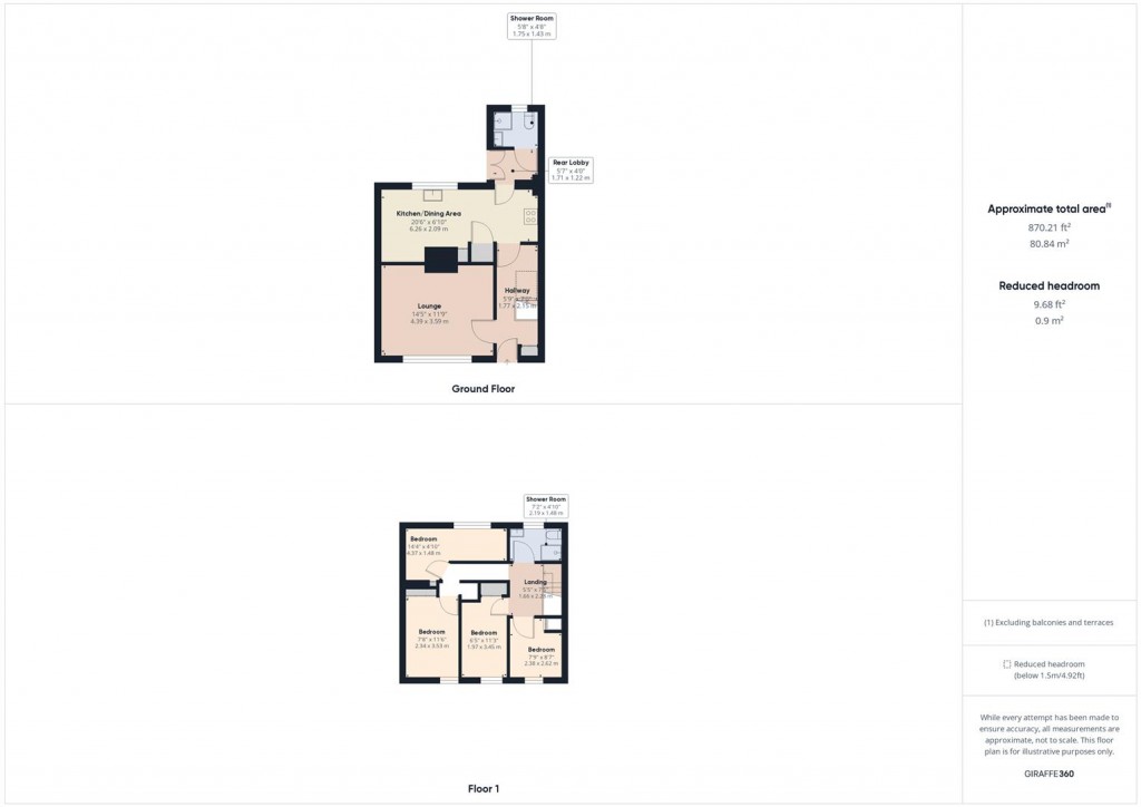 Floorplans For Meadway, Stechford, Birmingham