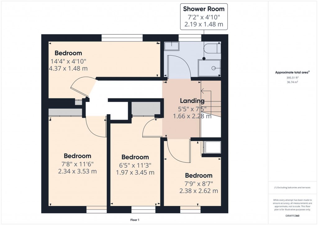 Floorplans For Meadway, Stechford, Birmingham