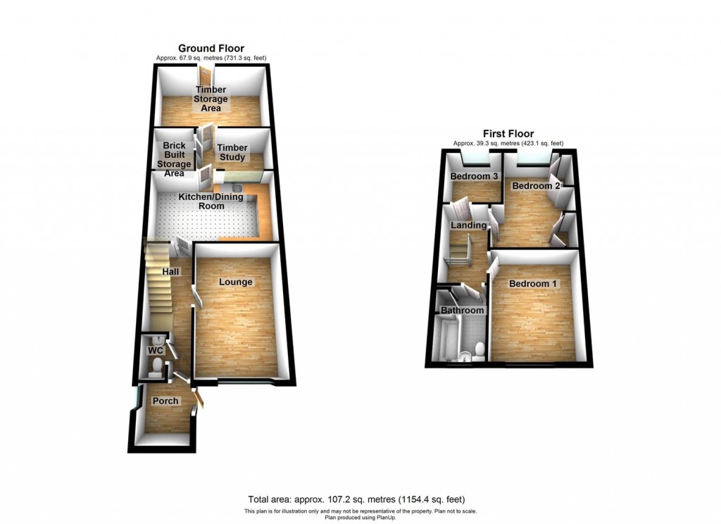 Floorplans For Mackadown Lane, Tile Cross