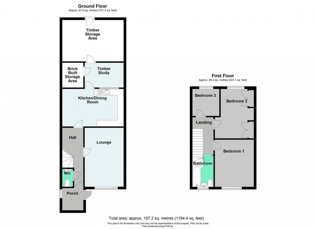 Floorplans For Mackadown Lane, Tile Cross