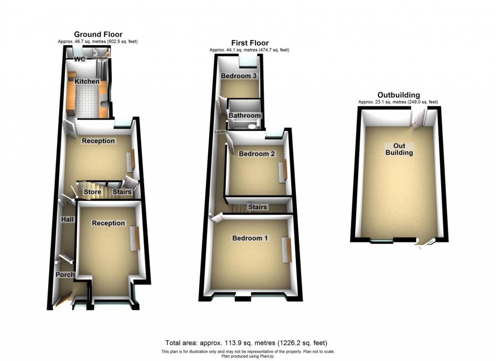 Floorplans For Hancock Road, Alum Rock, Birmingham