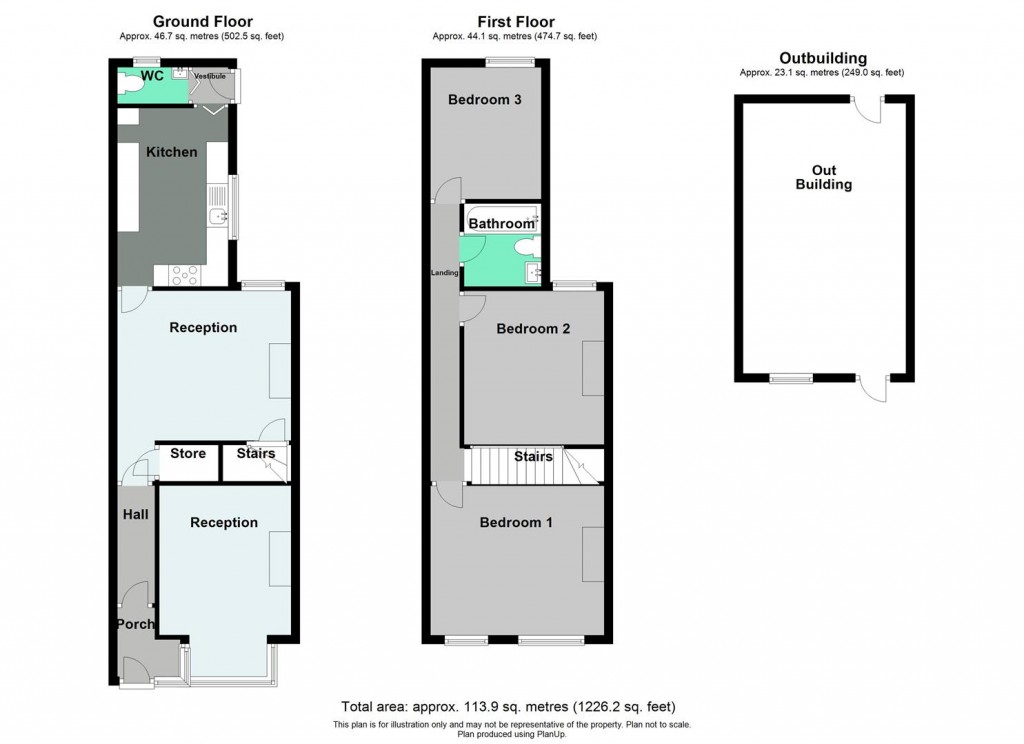 Floorplans For Hancock Road, Alum Rock, Birmingham