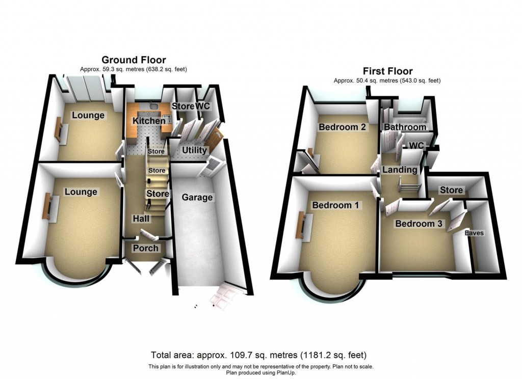 Floorplans For Windleaves Road, Castle Bromwich, Birmingham