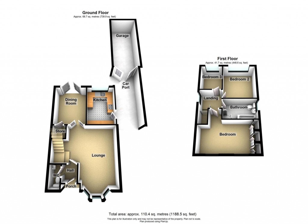 Floorplans For Kingsleigh Drive, Castle Bromwich, Birmingham