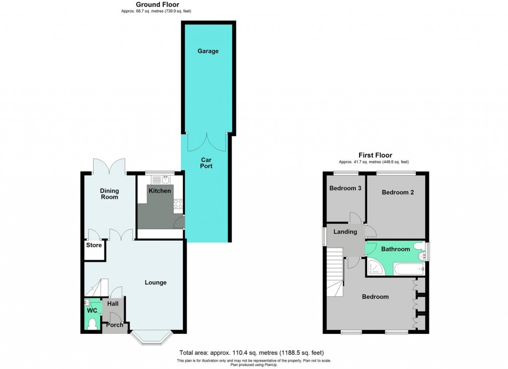 Floorplans For Kingsleigh Drive, Castle Bromwich, Birmingham