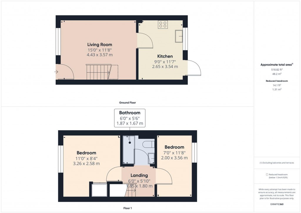 Floorplans For The Cedars, Yardley, Birmingham