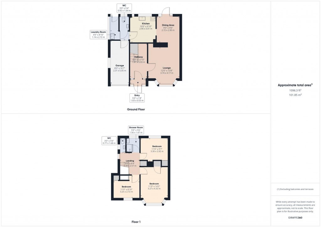 Floorplans For Buckingham Road, Castle Bromwich, Birmingham