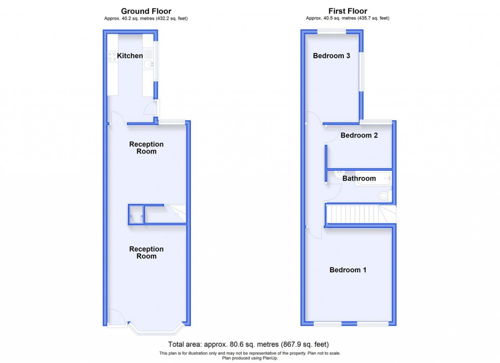 Floorplans For Deakins Road, Birmingham