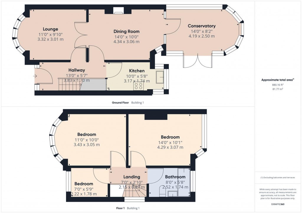 Floorplans For Charlbury Crescent, Birmingham