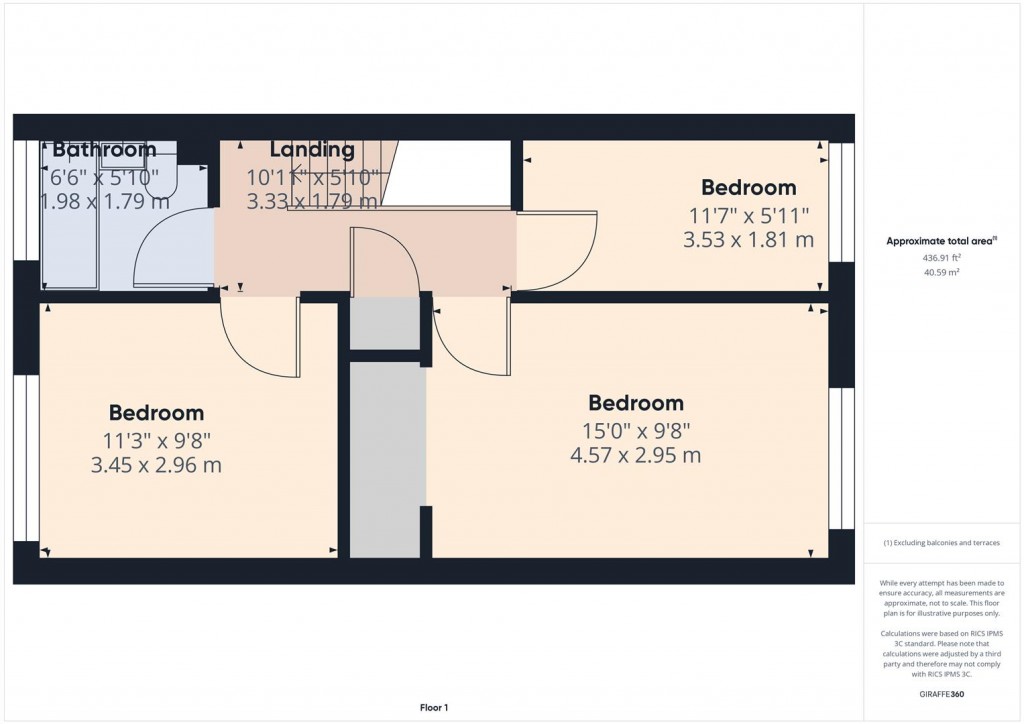 Floorplans For Bosworth Drive, Chelmsley Wood, Birmingham