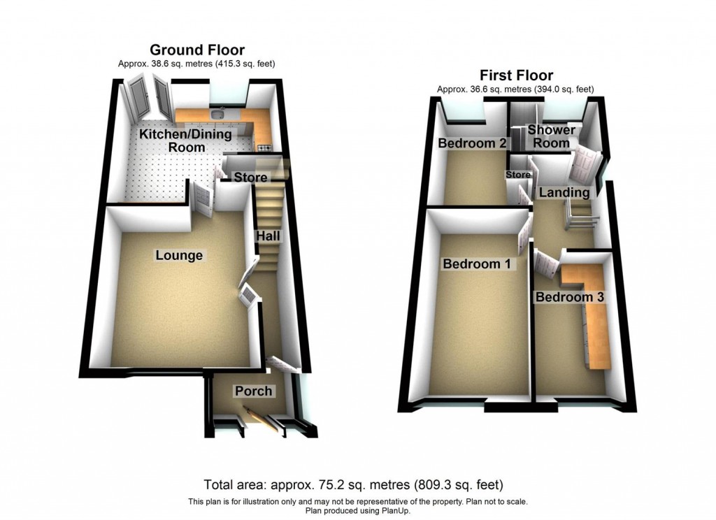 Floorplans For Tamar Drive, Birmingham