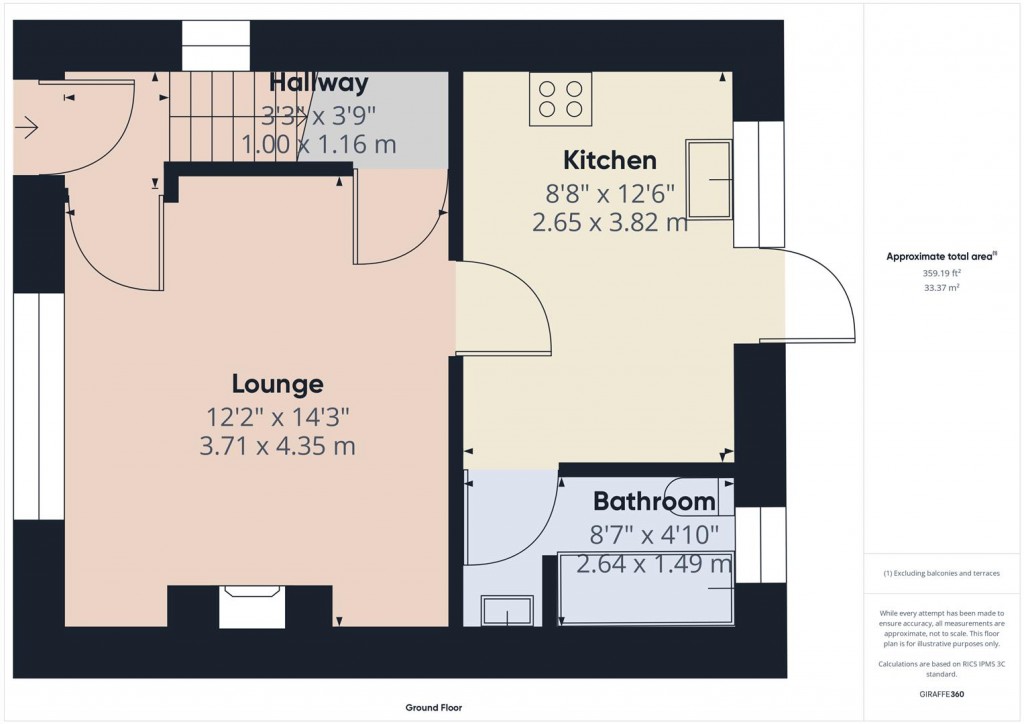 Floorplans For Ridpool Road, Kitts Green, Birmingham