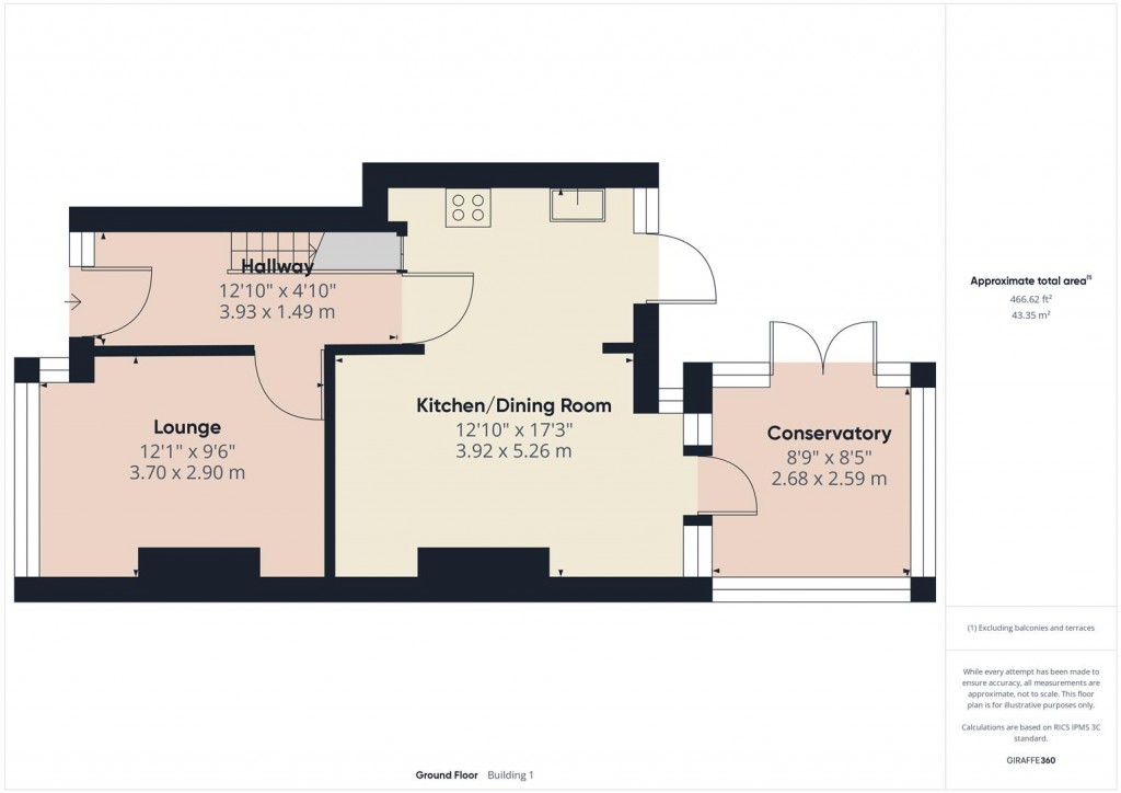 Floorplans For Charlbury Crescent, Yardley, Birmingham