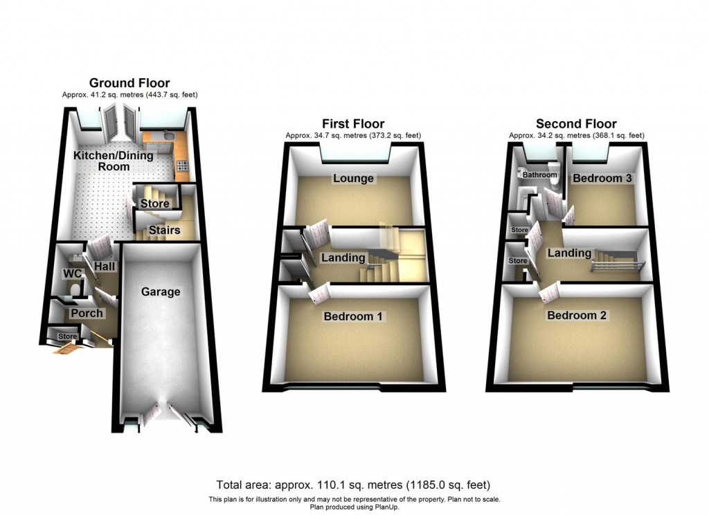 Floorplans For Morris Croft, Birmingham