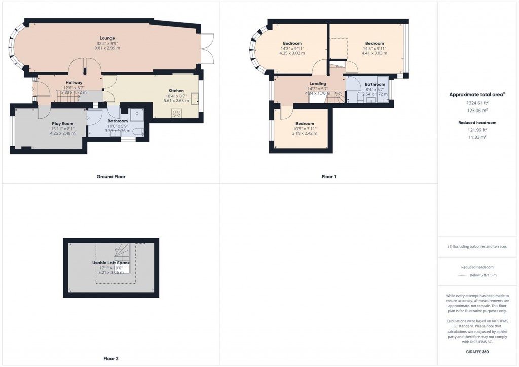 Floorplans For Stuarts Road, Birmingham