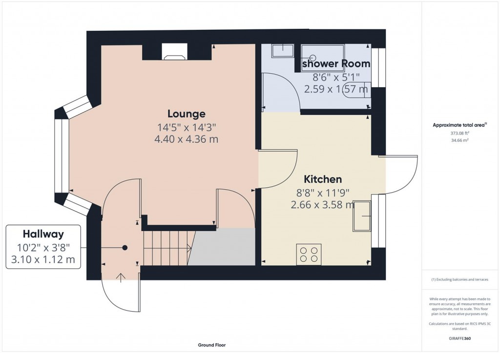 Floorplans For Ridpool Road, Kitts Green, Birmingham