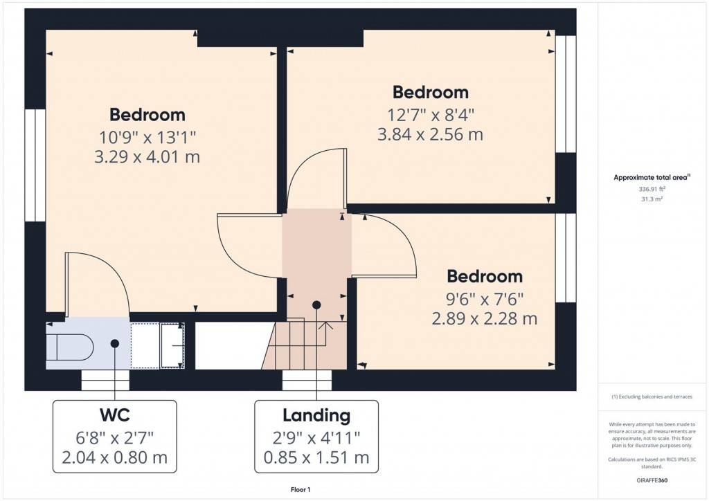 Floorplans For Norton Crescent, Bordesley Green, Birmingham