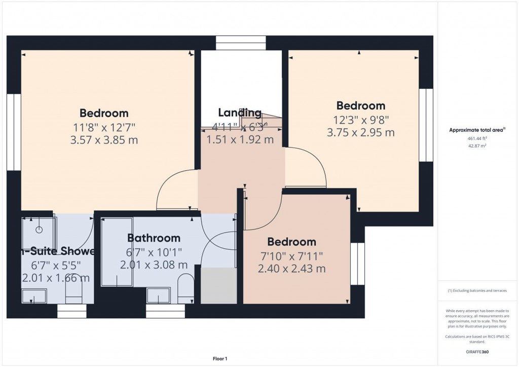 Floorplans For Birchtrees Croft, Birmingham