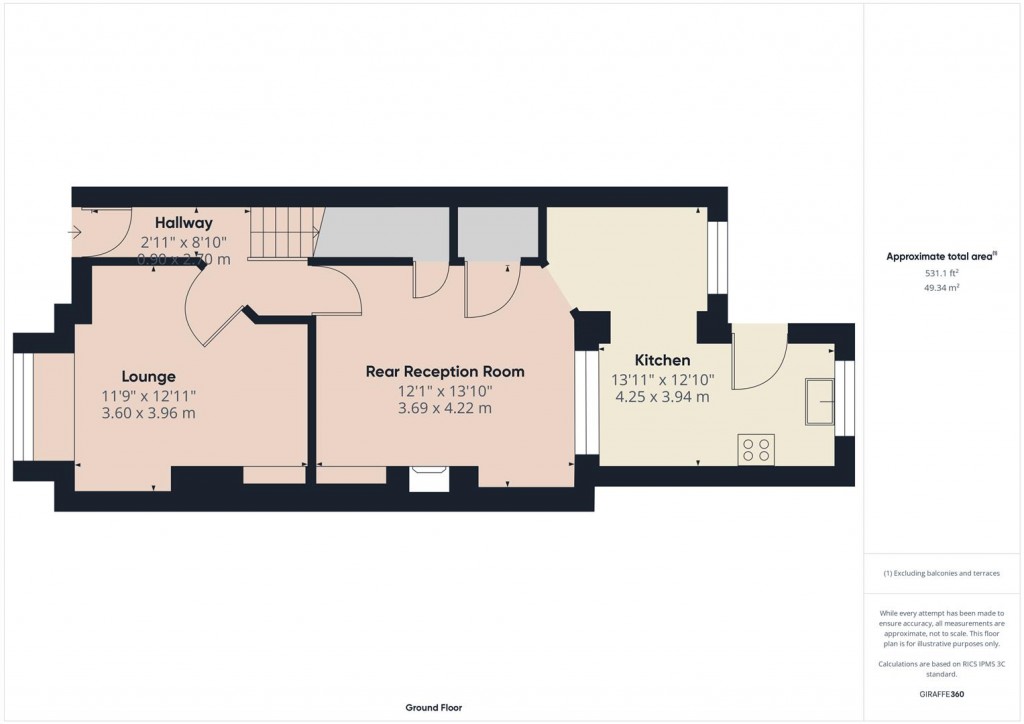 Floorplans For Cole Hall Lane, Kitts Green, Birmingham