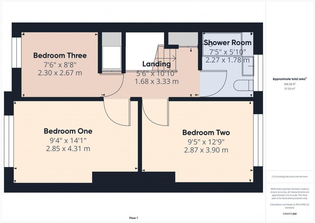 Floorplans For Cole Hall Lane, Kitts Green, Birmingham