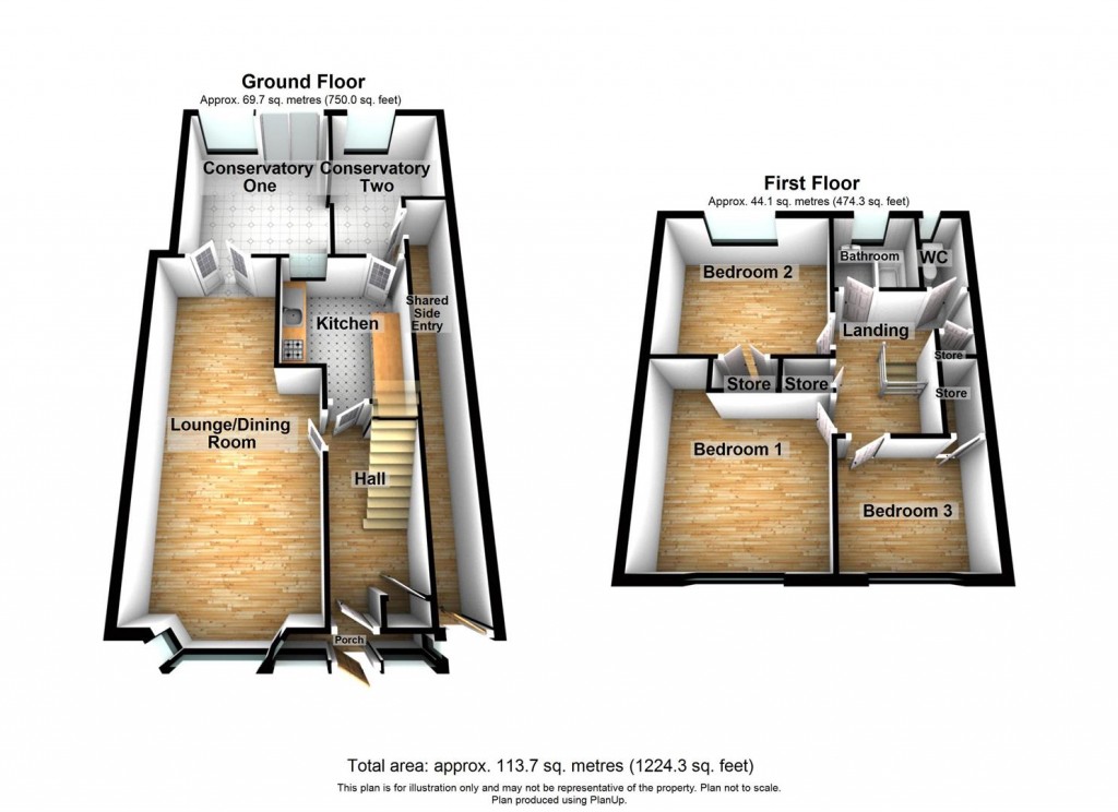 Floorplans For Pencroft Road, Shard end, Birmingham