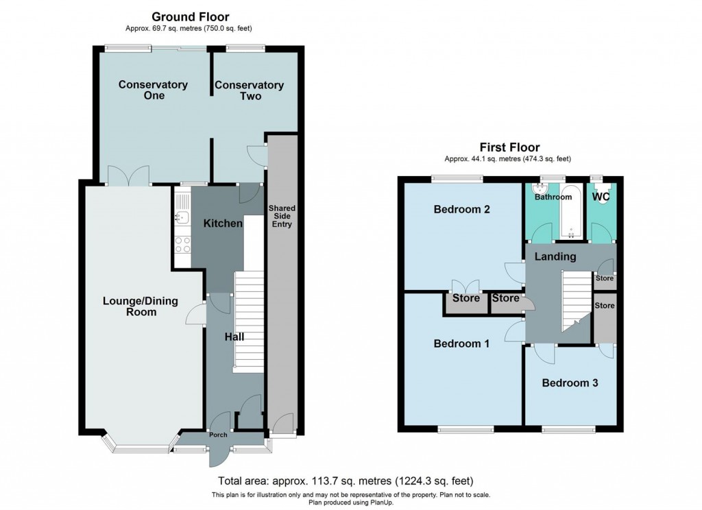 Floorplans For Pencroft Road, Shard end, Birmingham