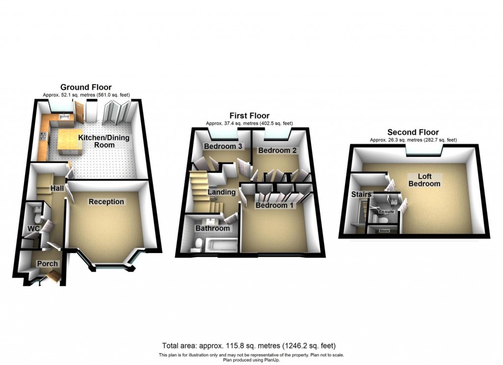 Floorplans For Ash Crescent, Kingshurst, Birmingham