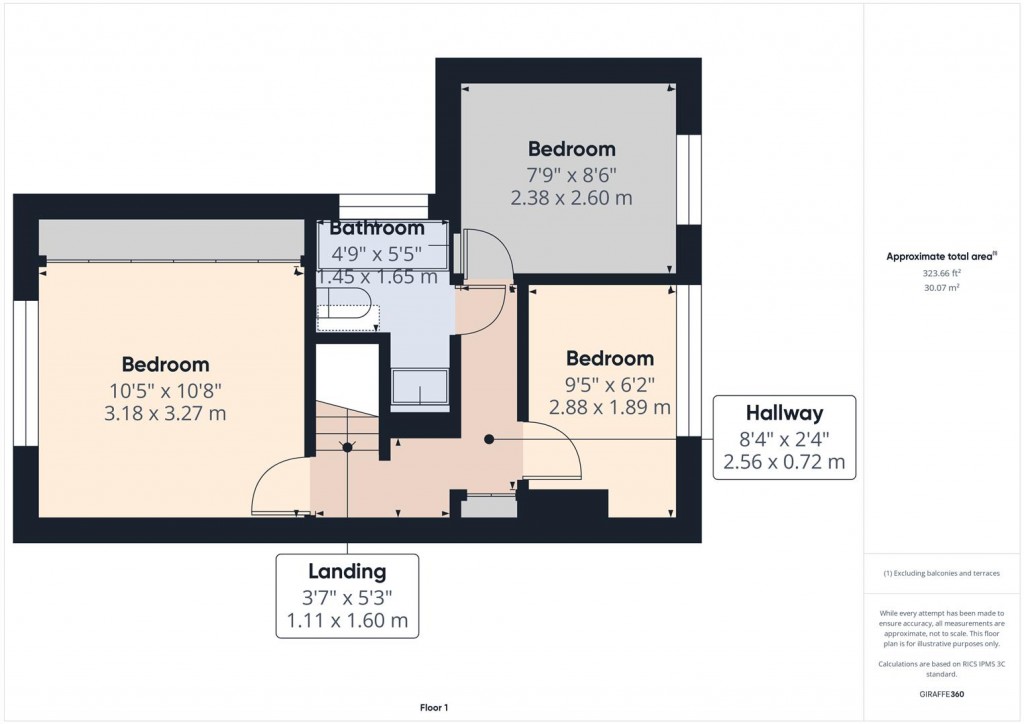 Floorplans For Charlbury Crescent, Yardley, Birmingham