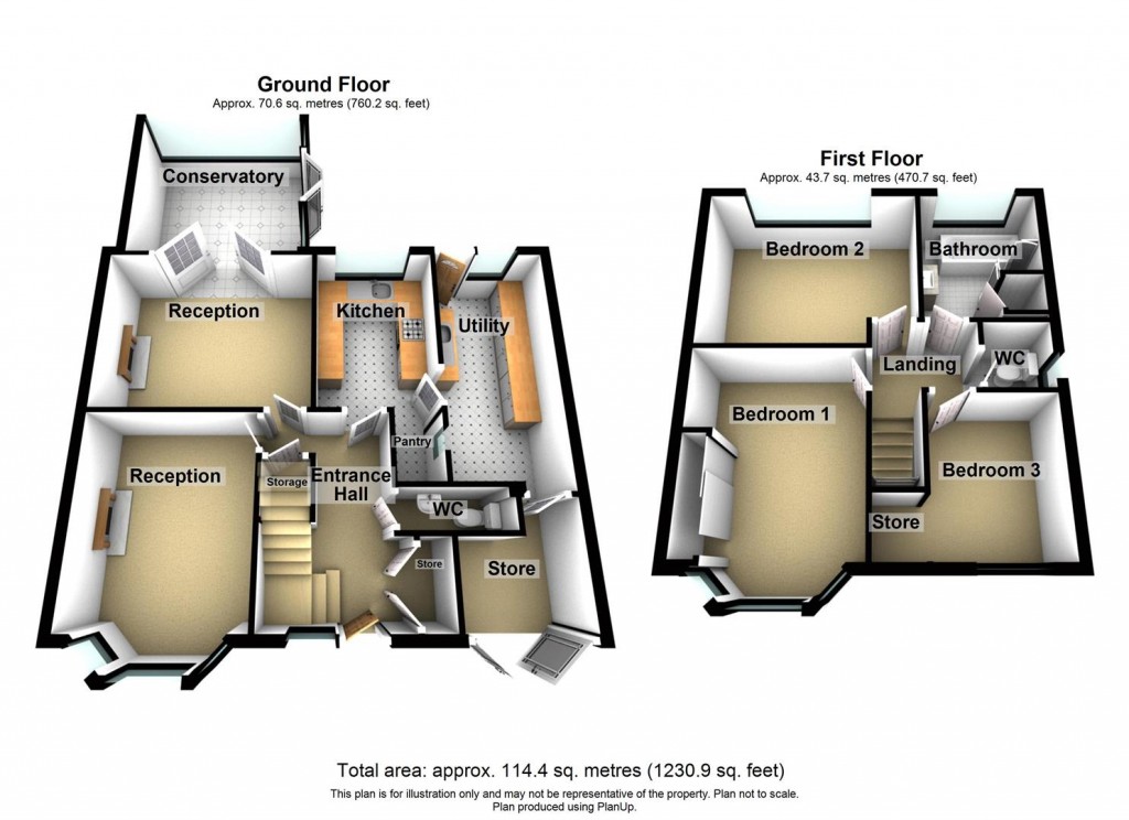 Floorplans For Southfield Avenue, Castle Bromwich, Birmingham