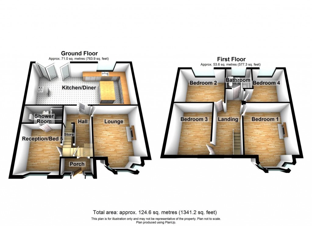 Floorplans For Chester Road, Kingshurst, Birmingham