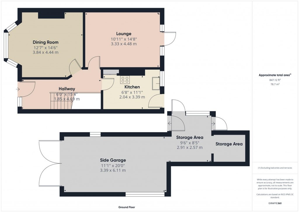 Floorplans For Rockingham Road, Yardley, Birmingham