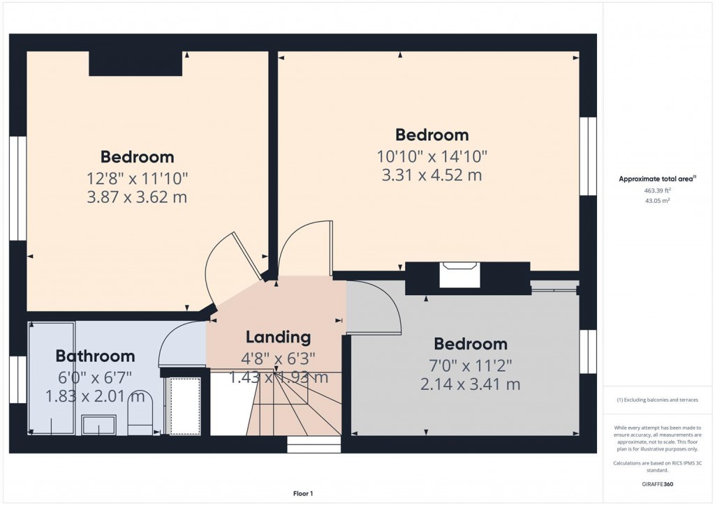 Floorplans For Rockingham Road, Yardley, Birmingham