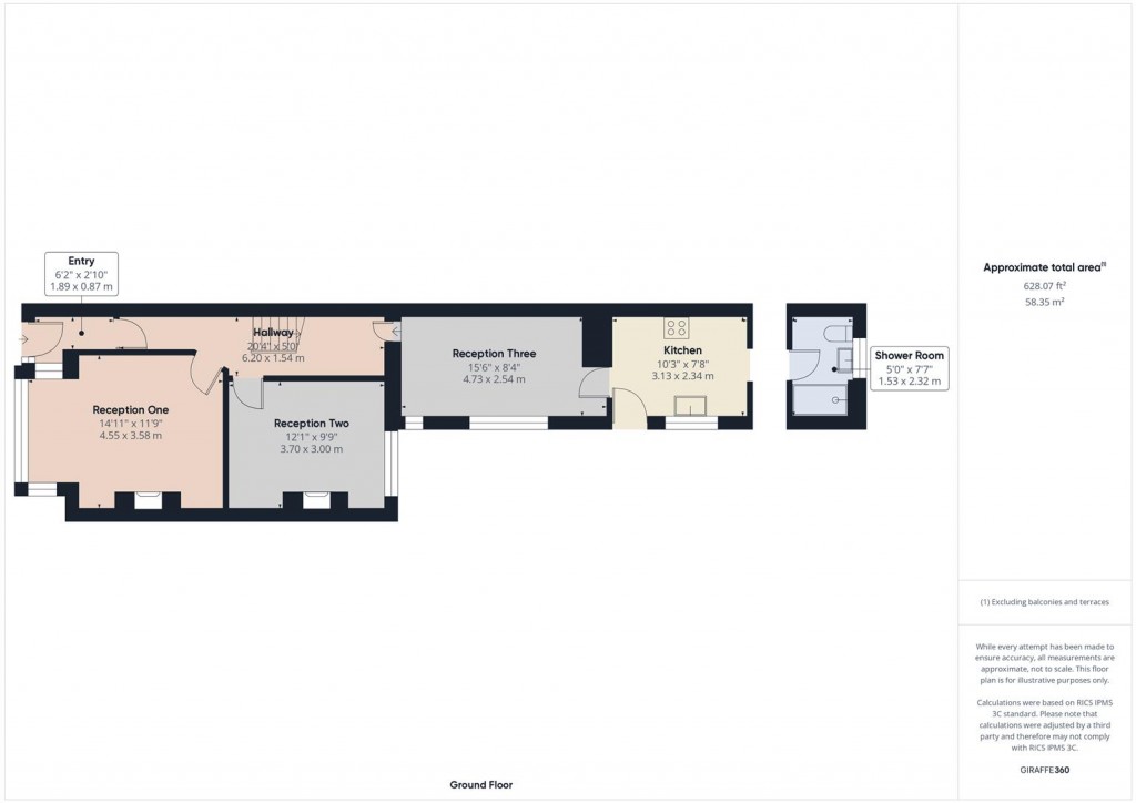 Floorplans For Aubrey Road, Small Heath, Birmingham