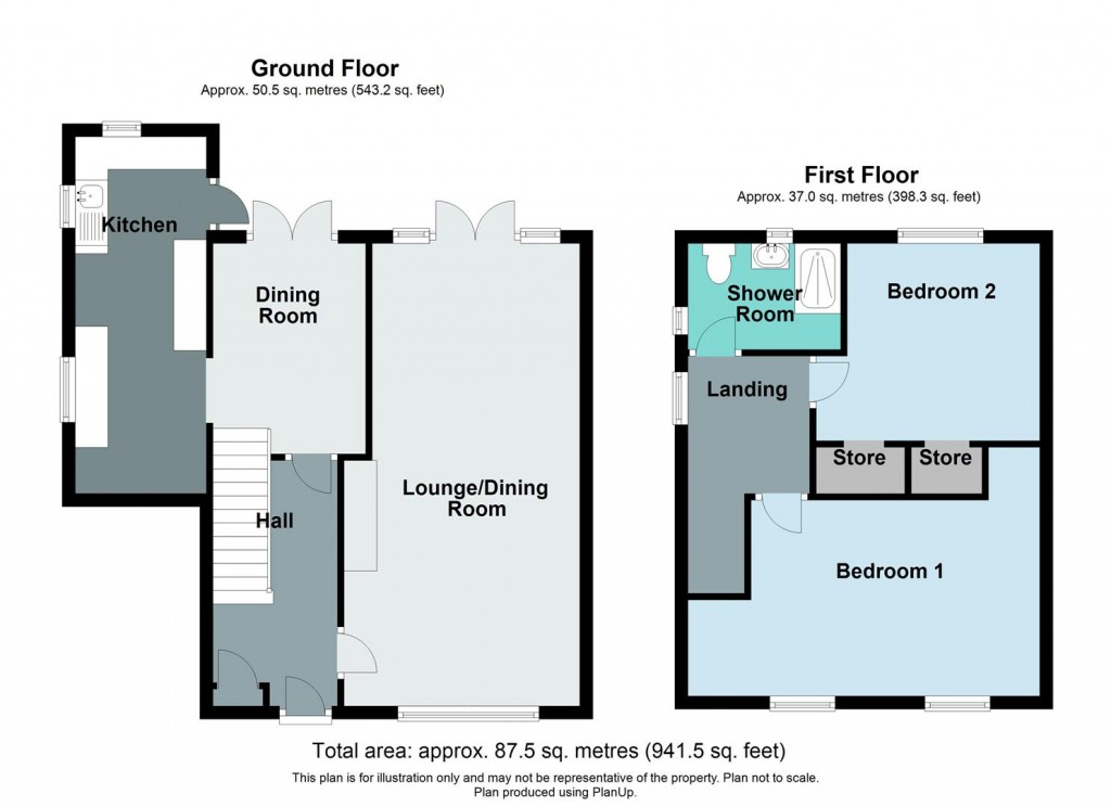 Floorplans For Gressel Lane, Tile Cross, Birmingham