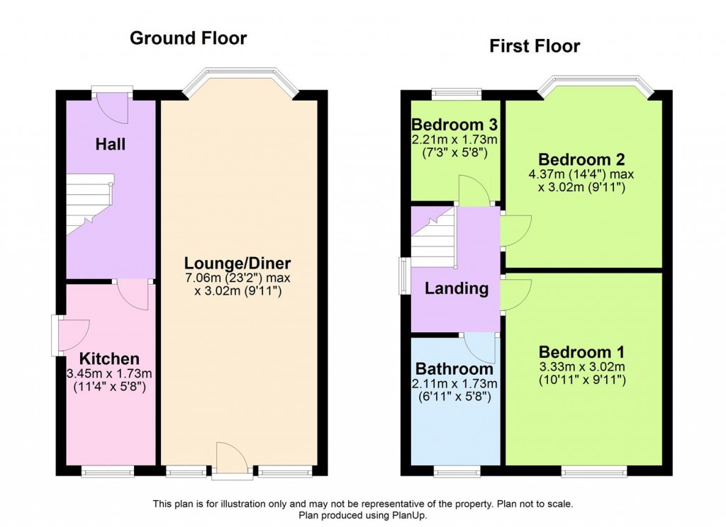 Floorplans For Charlbury Crescent, Birmingham