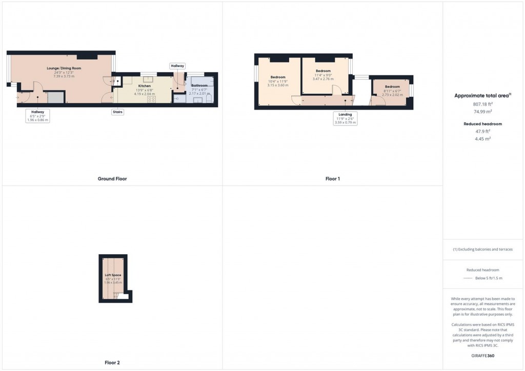 Floorplans For Preston Road, Yardley, Birmingham