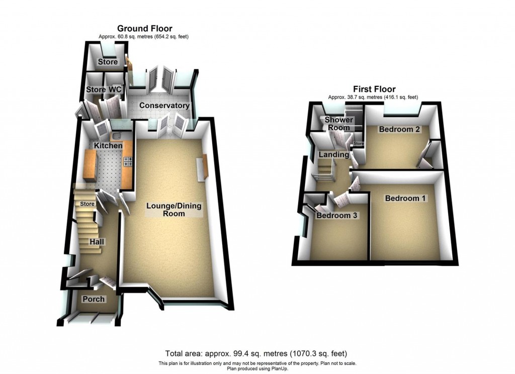 Floorplans For Bradley Road, Birmingham